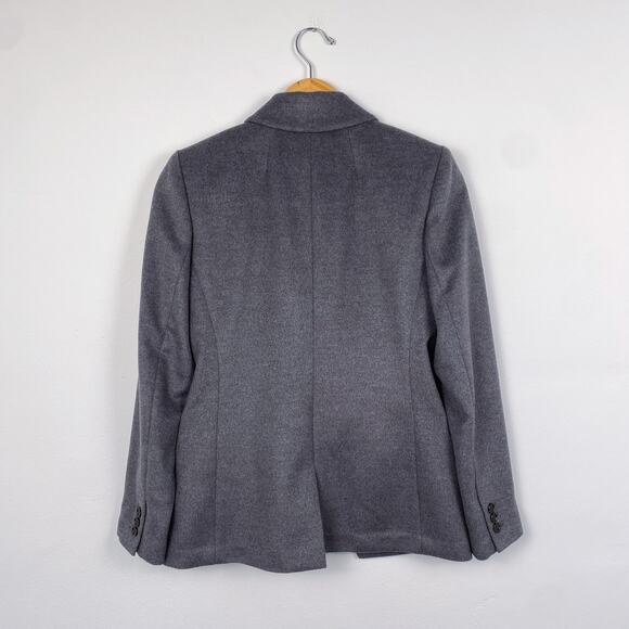 NWT J. Crew Devon Blazer In Drapery Flannel in Graphite 0 - Picture 9 of 9